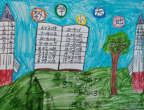 数学题小学一年级手抄报小学一年级手抄报