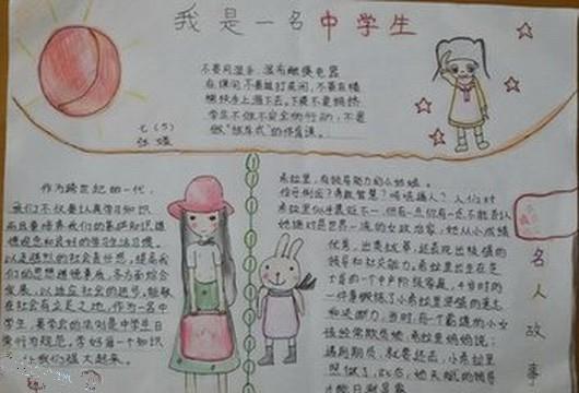 我怎样度过初中生活手抄报初中生手抄报