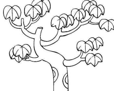 树木的画法简笔画图片手抄报手抄报版面设计图