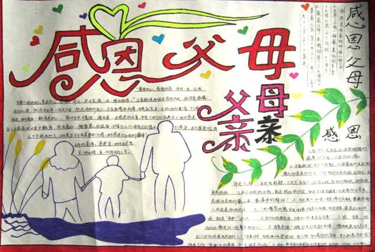感恩节感恩父母手抄报 感恩节感恩父母手抄报