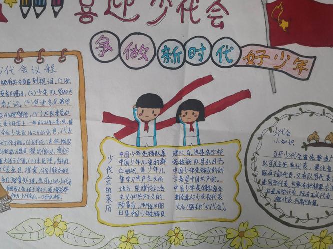 小学六年级三班手抄报展示 写美篇 10月13日是中国少年先锋队建队日
