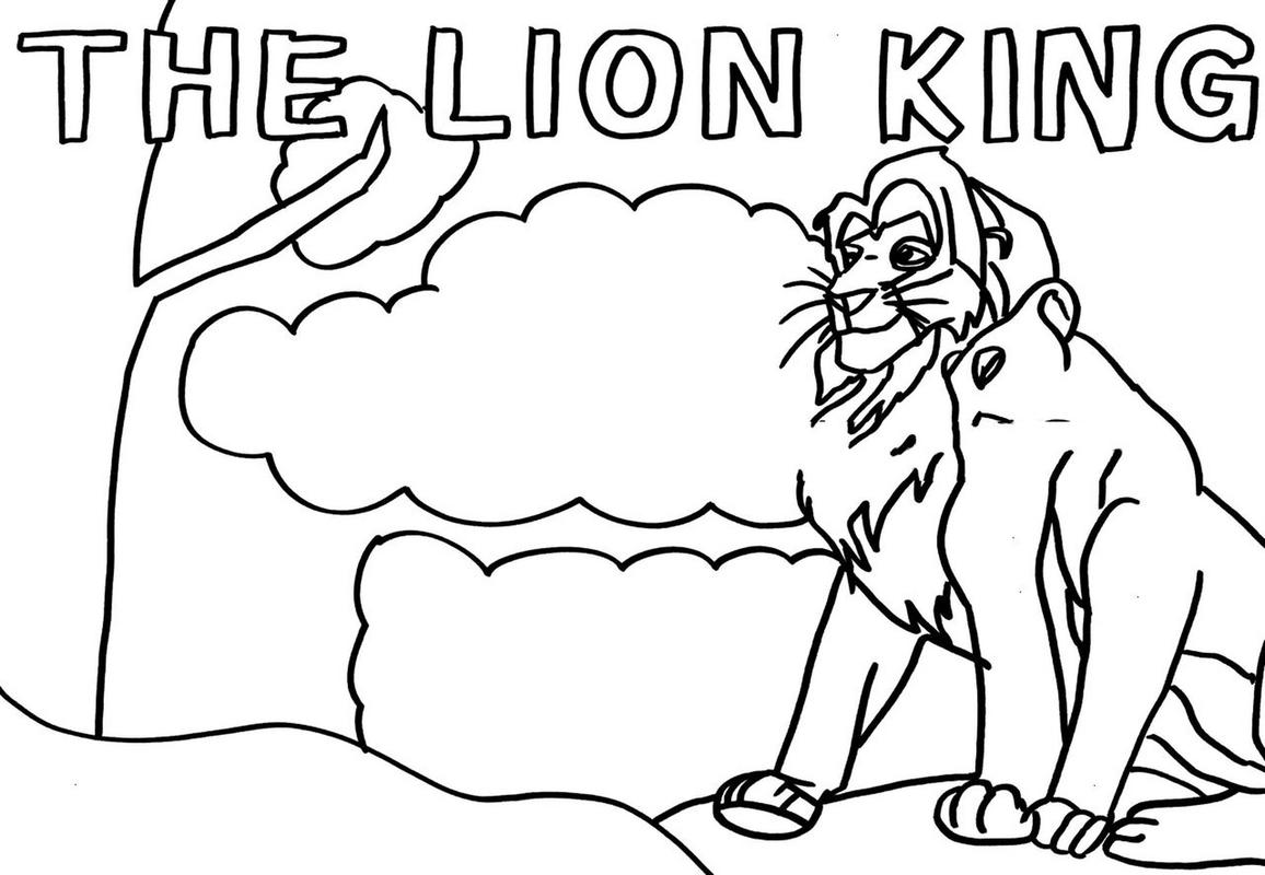 手抄报 英语手抄报 英语电影海报 狮子王