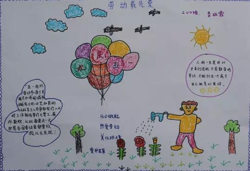 欢度劳动节手抄报内容