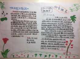 假话国历险记的读后感手抄报简单的读书手抄报