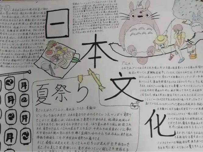 介绍日本英文的手抄报语文的手抄报
