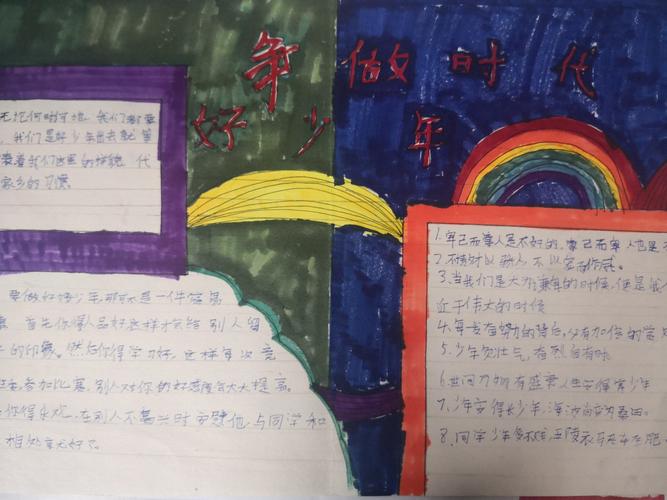 小学六年级三班手抄报展示 写美篇 10月13日是中国少年先锋队建队日