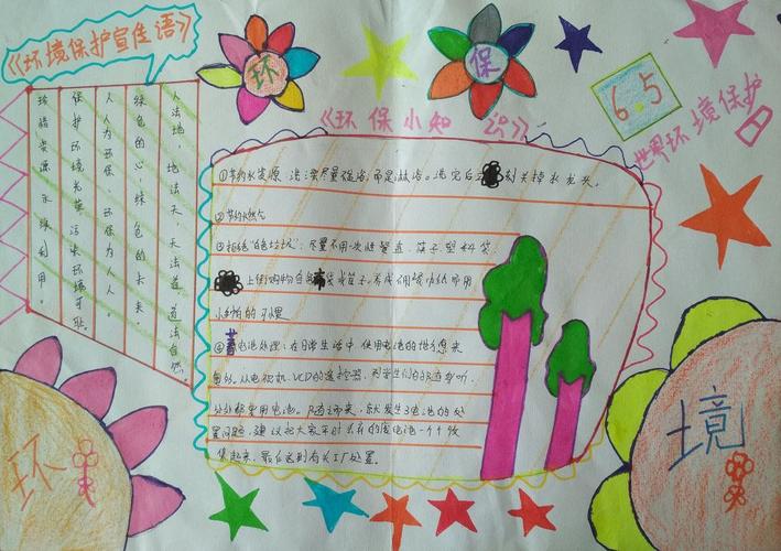 6月5日世界环境日手抄报图片大全