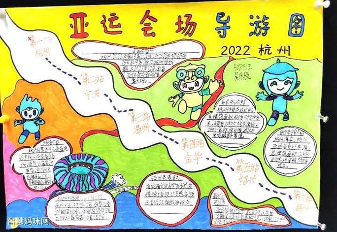 2024亚运我助力手抄报2024手抄报