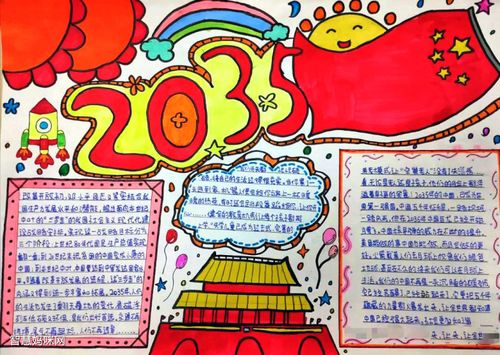 小学生2035年的祖国手抄报