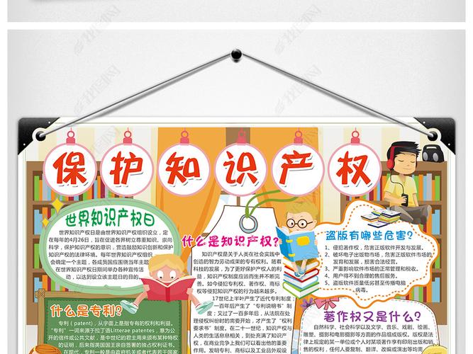 原创保护知识产权小报打击盗版手抄报电子小报版权可商用 原创保护知识产权小报打击盗版手抄报电子小报版权可商用