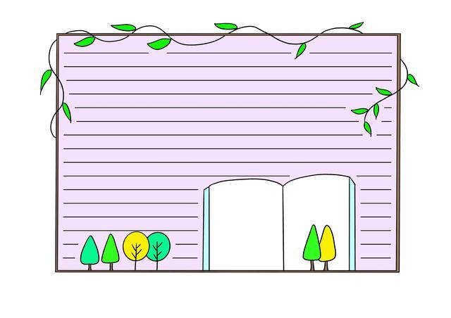 手抄报书本怎么画 读书手抄报边框怎么画 读书小报版式设计