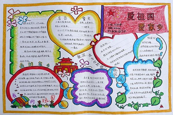 南丰附小举办 爱祖国爱家乡 绘画手抄报比赛