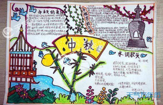 2024中秋节手抄报图片大全 中秋节2024手抄报内容精选