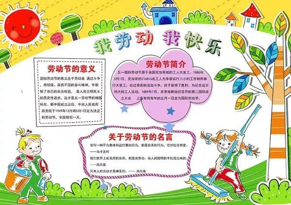 2024小学劳动节手抄报简单漂亮最新