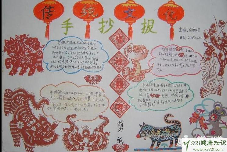 三年级中国传统文化手抄报小学中国传统文化手抄报
