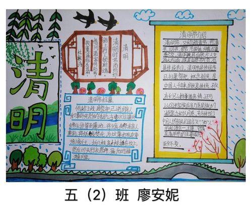 清明祭英烈 共铸中华魂弘文高中我们的节日清明手抄报逆行战新冠长