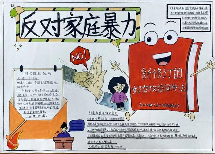 维护妇女合法权益反对家庭暴力国际消除对妇女暴力日手抄报 精选10张