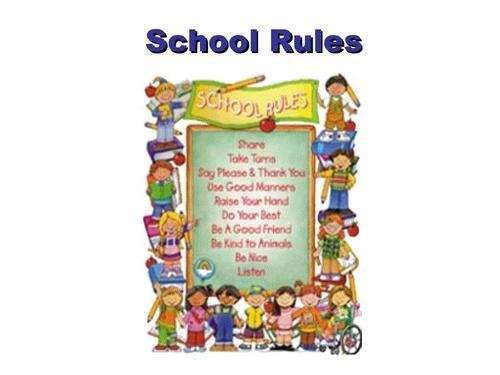 schoolrules英语手抄报英语英语手抄报