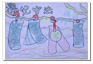 关于遵章守纪的手抄报 关于孝的手抄报