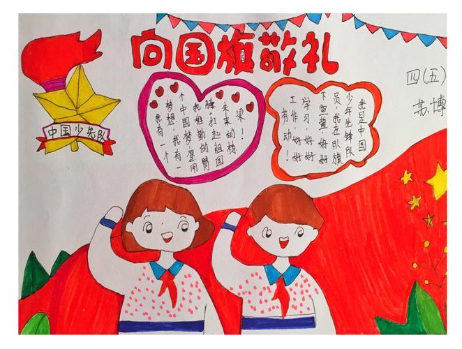 做红色一小人的手抄报红色手抄报