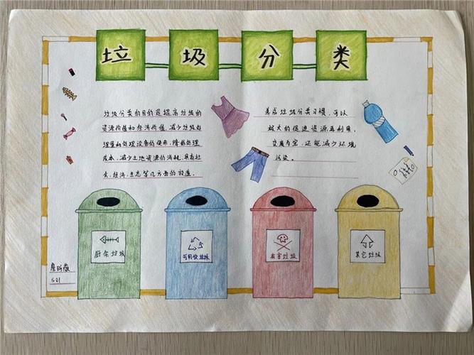 做好垃圾分类共创文明新风手抄报