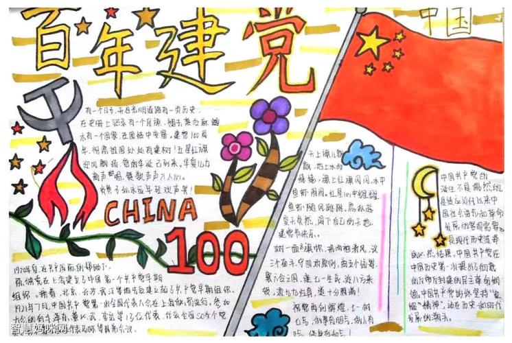 学百年党史做时代新人主题教育手抄报 学百年党史做时代新人主题教育手抄报