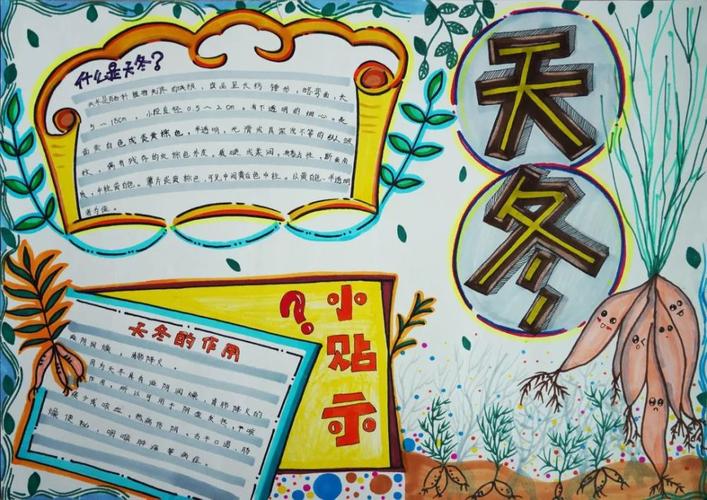 速来扎起种下天冬种下希望小学生手抄报邀你来点赞 速来扎起种下天冬种下希望小学生手抄报邀你来点赞