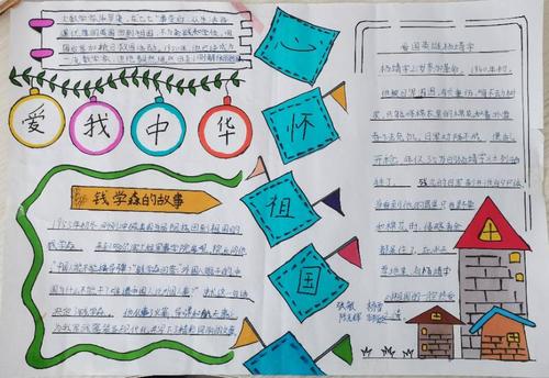 庄浪县实验小学五年级四班 爱国人物 手抄报展评活动