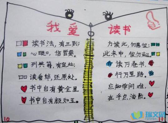 快乐读书手抄报读书最重要的是要思考 如果只是单纯的读书而不