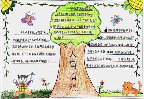 人与自然手抄报简单又漂亮人与自然同住地球村手抄报图片人与自然和谐 人与自然手抄报简单又漂亮人与自然同住地球村手抄报图片人与自然和谐