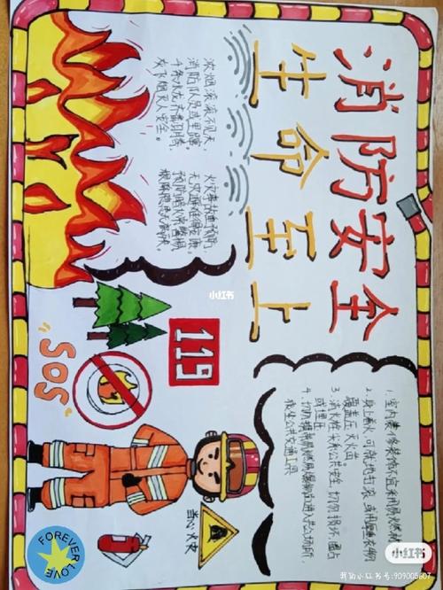 消防安全手抄报