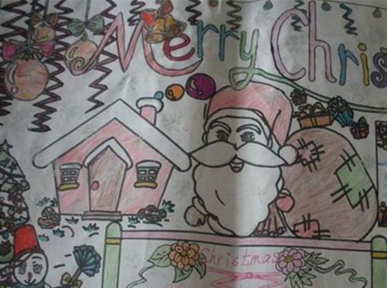 五年级的圣诞节手抄报版面设计图大全