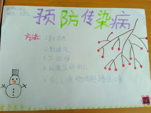 预防传染病--手抄报 预防传染病--手抄报