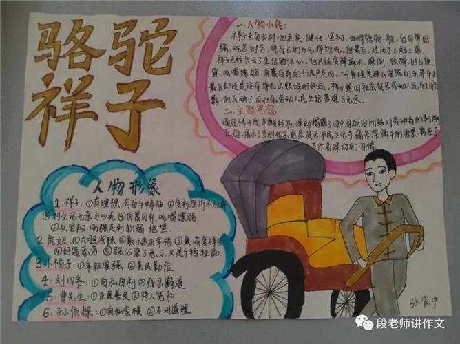 骆驼祥子手抄报内容资料
