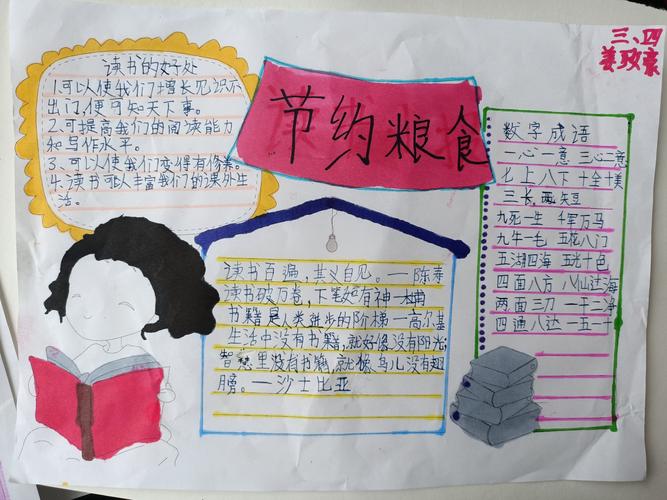 一张张童真童趣的画作 一份份图文并茂的手抄报 是队员们爱粮节聊的