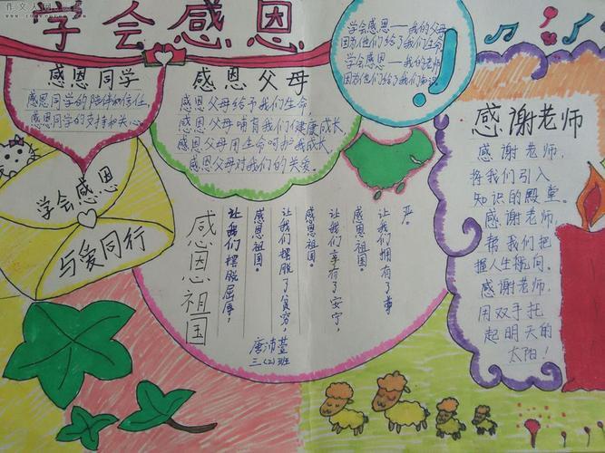 一分钟画一幅感恩的手抄报感恩的手抄报 一分钟画一幅感恩的手抄报感恩的手抄报
