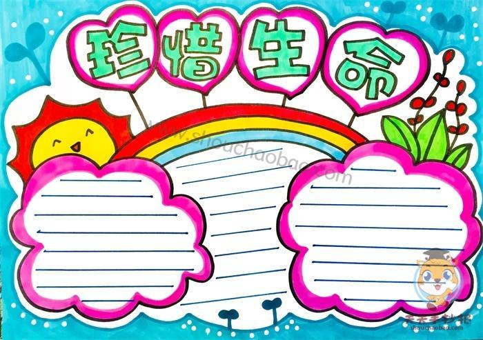 其他类 板报大全 政治珍爱生命手抄报 珍惜生命因为生命生命的