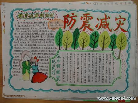 防震减灾手抄报:地震产生的背景