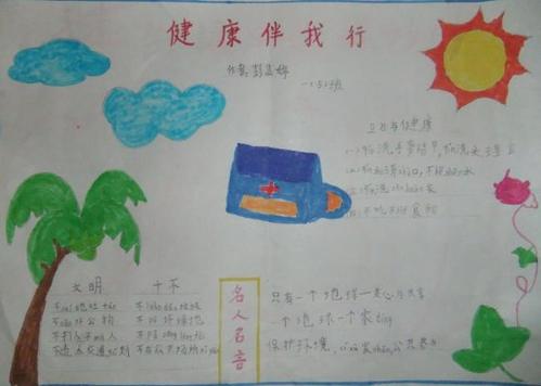 幼儿园健康教育手抄报图片大全