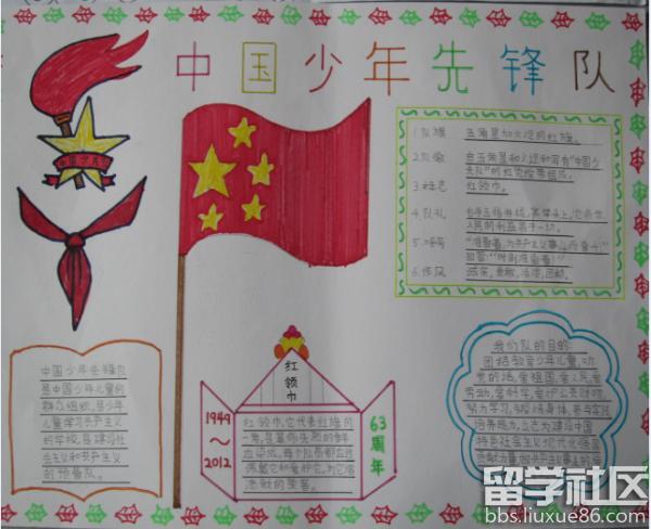 共产主义接班人手抄报图片二 共产主义接班人手抄报图片二