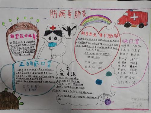 抗击疫情从我做起感恩最美逆行者勉县陕硬九年制学校手抄报展 抗击疫情从我做起感恩最美逆行者勉县陕硬九年制学校手抄报展