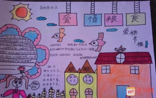 粮食手抄报怎么画好看爱惜粮食手抄报相关素材上丰小学四年级手抄报集 粮食手抄报怎么画好看爱惜粮食手抄报相关素材上丰小学四年级手抄报集