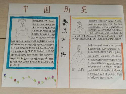 科尔沁实验初中七年17班历史手抄报第二期