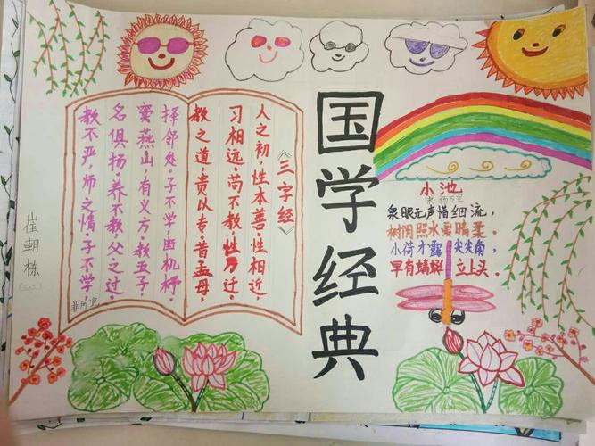 双八镇中心小学国学礼仪手抄报评比活动总结