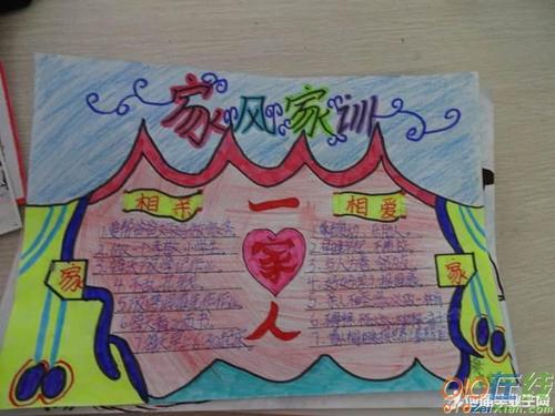 2024家风小故事手抄报内容