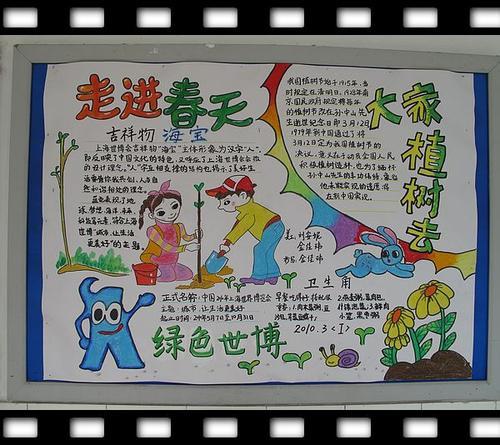 参观艺术馆手抄报