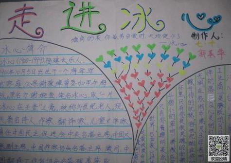 关于冰心简单的手抄报简单的手抄报 关于冰心简单的手抄报简单的手抄报