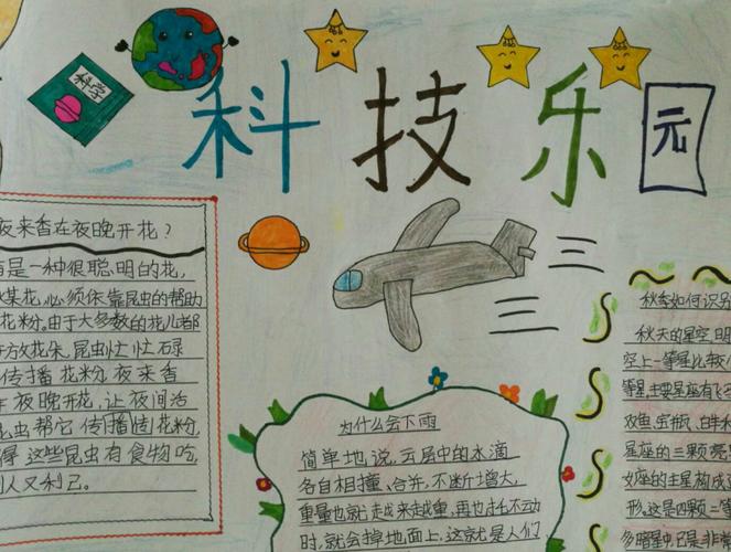 科普知识手抄报比赛 课外活动是培养学生学习兴趣的途径之一