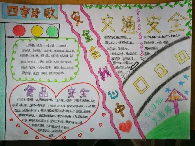 付出生命追求真善美圆梦你我他手抄报安全你我他手抄报