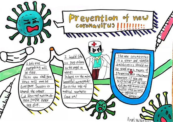 抗击疫情英语简单手抄报简单英语手抄报 抗击疫情英语简单手抄报简单英语手抄报